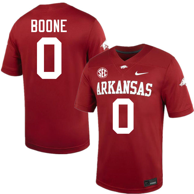 #0 Justus Boone Arkansas Jersey,Arkansas Razorbacks College Football Jerseys Stitched-Cardinal  #0 Justus Boone Arkansas Jersey,Arkansas Razorbacks College Football Jerseys Stitched-Cardinal